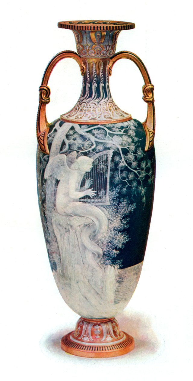 The Siren ، Minton Vase by Marc-Louis-Emmanuel Solon ، 1904. بواسطة مارك لويس إيمانويل سولون