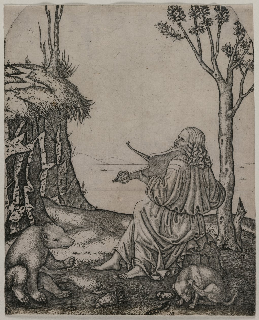Orpheus ساحرة الحيوانات ، ج. 1505. بواسطة ماركانتونيو رايموندي