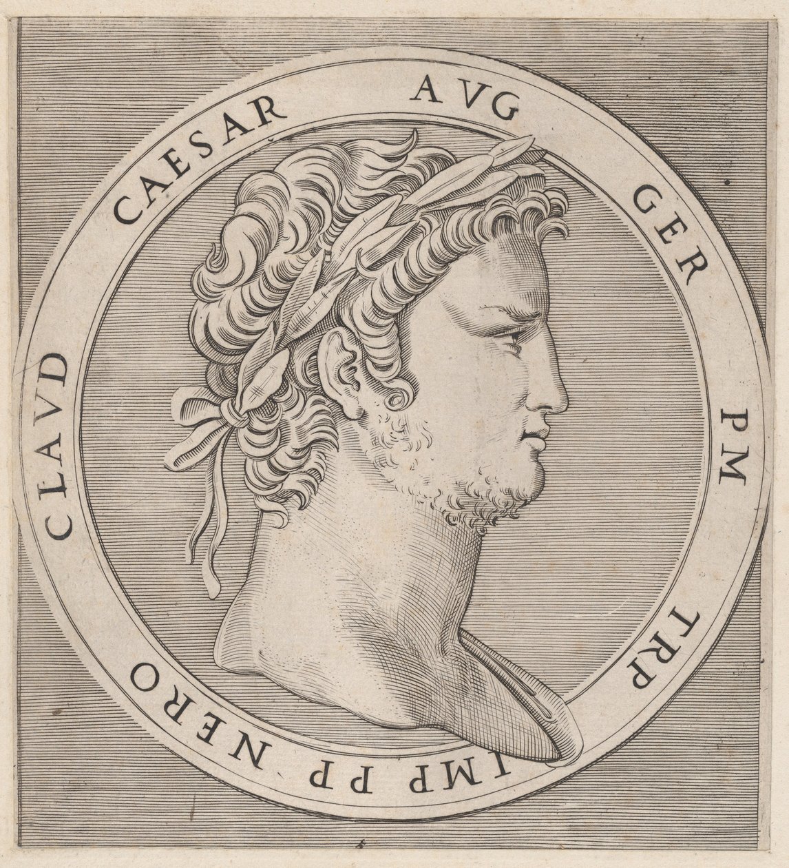 مرآة الروعة الرومانية: نيرو ، من The Twelve Caesars ، كاليفورنيا. 1500-1534. ، كاليفورنيا. 1500-1534. بواسطة ماركانتونيو رايموندي
