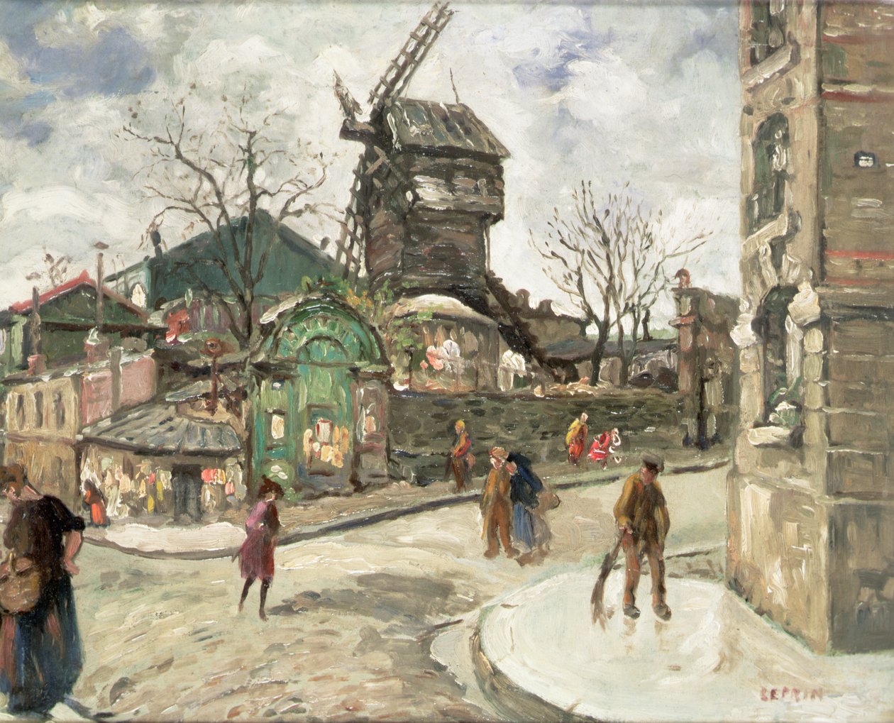 The Moulin de la Galette ، 1918 بواسطة مارسيل ليبرين