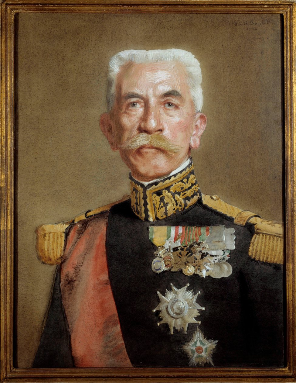 Portrait of Hubert Lyautey, Marechal de France (Louis-Hubert-Gonzalve Lyautey بواسطة مارسيل أندريه باشيت