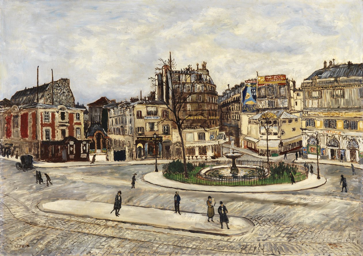 مكان Pigalle ، ج .1924 بواسطة مارسيل ليبرين