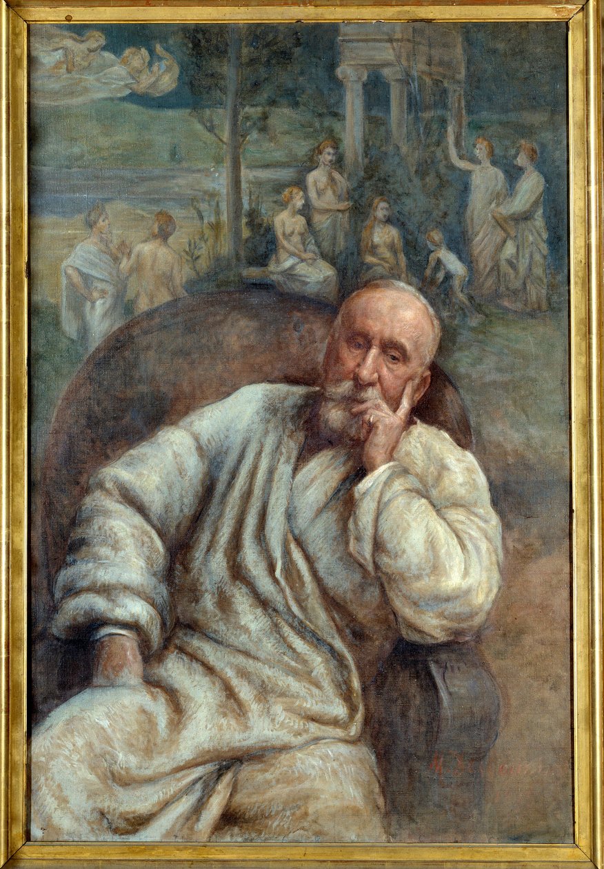 صورة للرسام بيير سيسيل بوفيس دي شافان (1824-1898) لوحة لمارسيلين جيلبرت ديسبوتين (1823-1902) أميان ، متحف بيكاردي من القرن التاسع عشر - صورة للرسام بيير سيسيل بوفيس دي شافان (1824-1898). اللوحة بواسطة Marcellin Gi بواسطة مارسيلين جيلبرت ديسبوتين