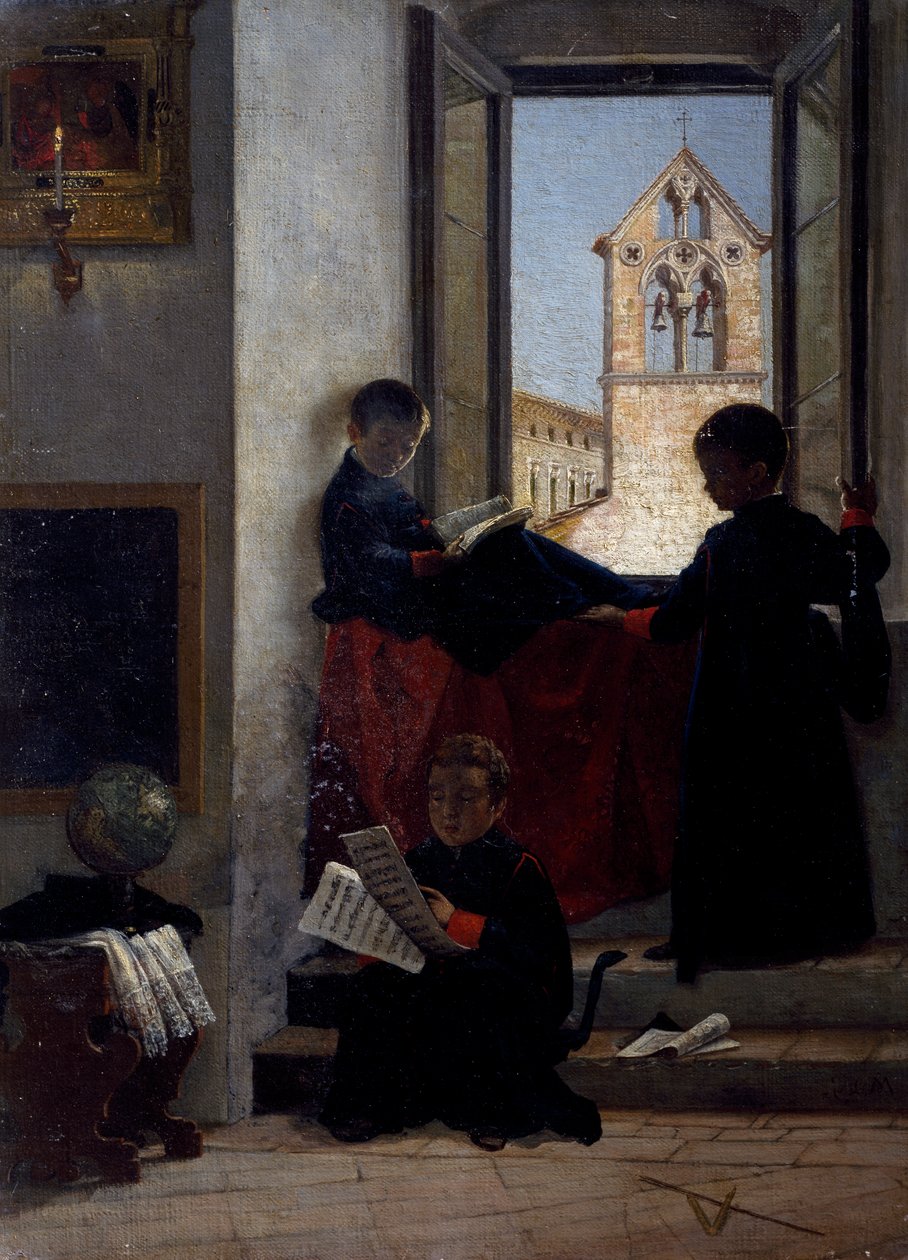 Altar boy (oil on canvas) بواسطة ماركو دي جريجوريو