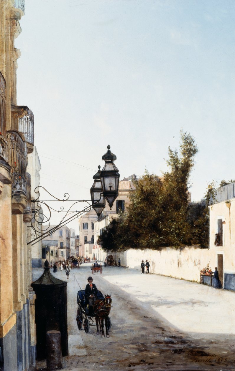 La Favorita in Portici (oil on canvas) بواسطة ماركو دي جريجوريو