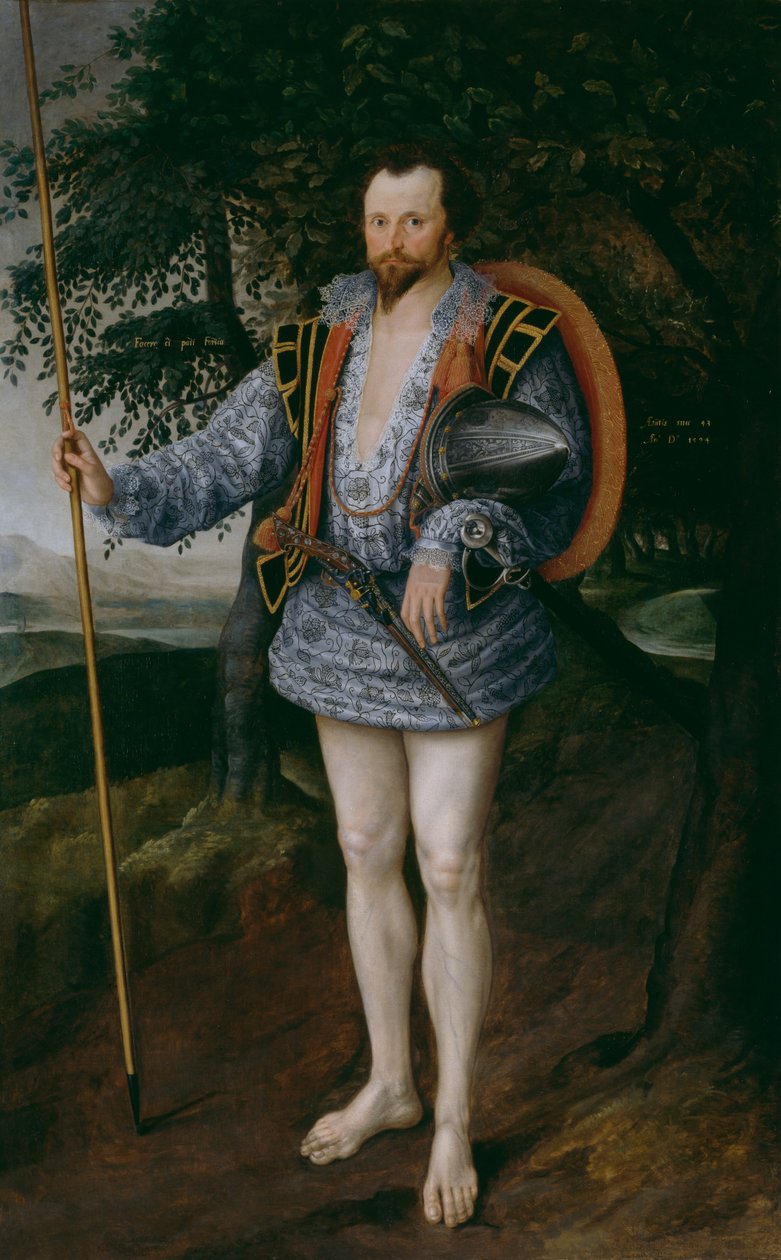 صورة الكابتن توماس لي بواسطة Marcus Garret Gheeraerts الأصغر سنا