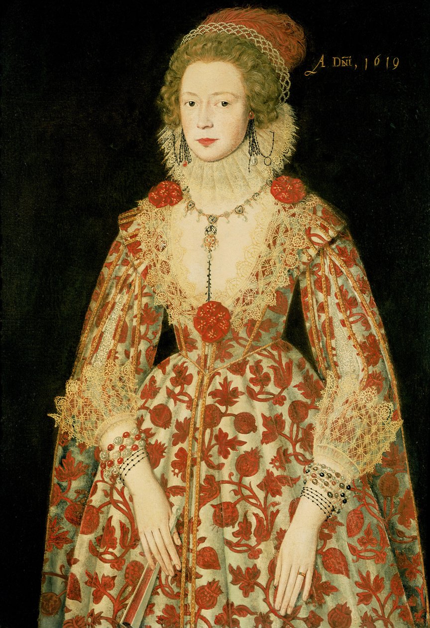 صورة لسيدة ، 1619 بواسطة Marcus Garret Gheeraerts الأصغر سنا