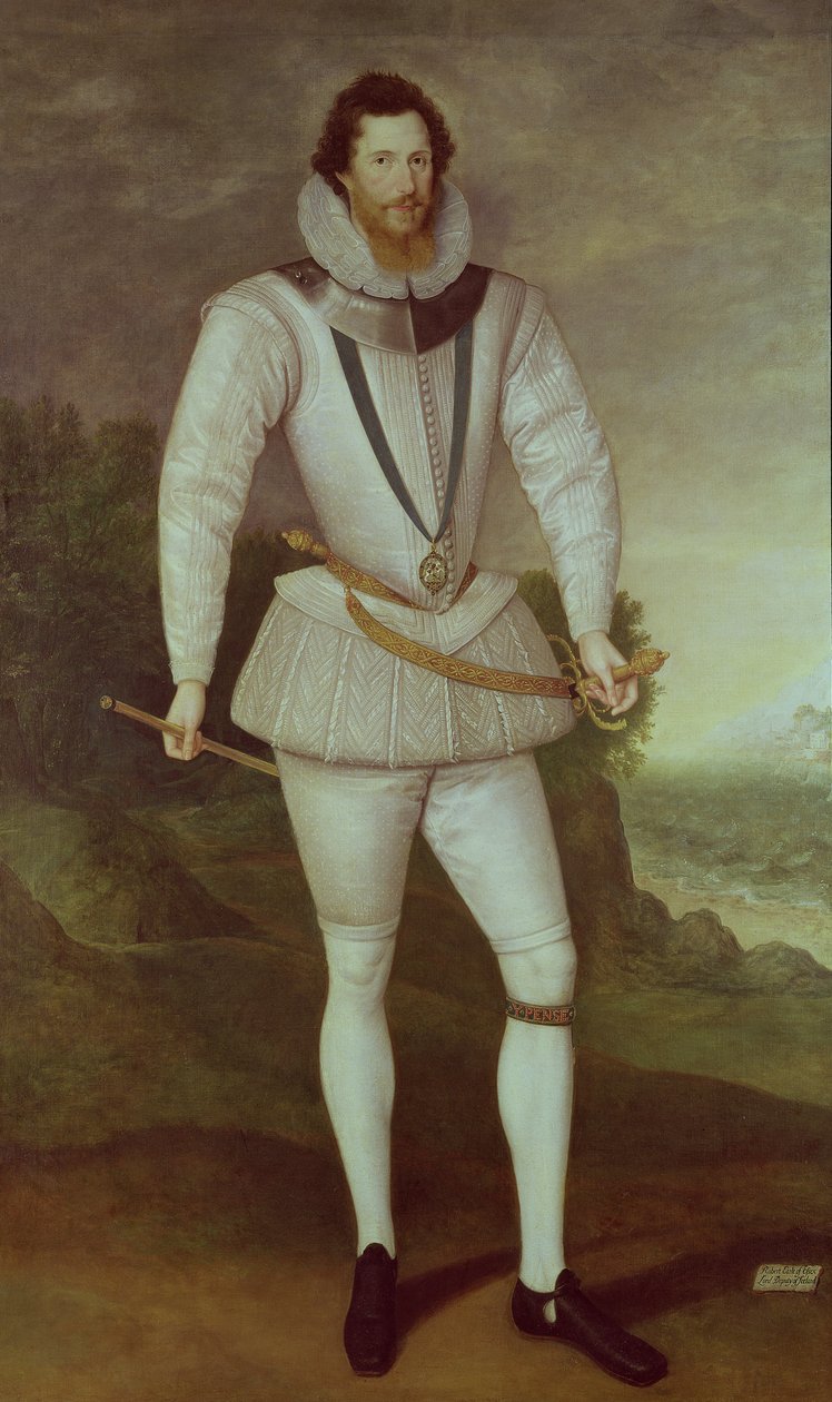 روبرت ديفيروكس ، إيرل إيسيكس الثاني ، ج. 1596 بواسطة Marcus Garret Gheeraerts الأصغر سنا