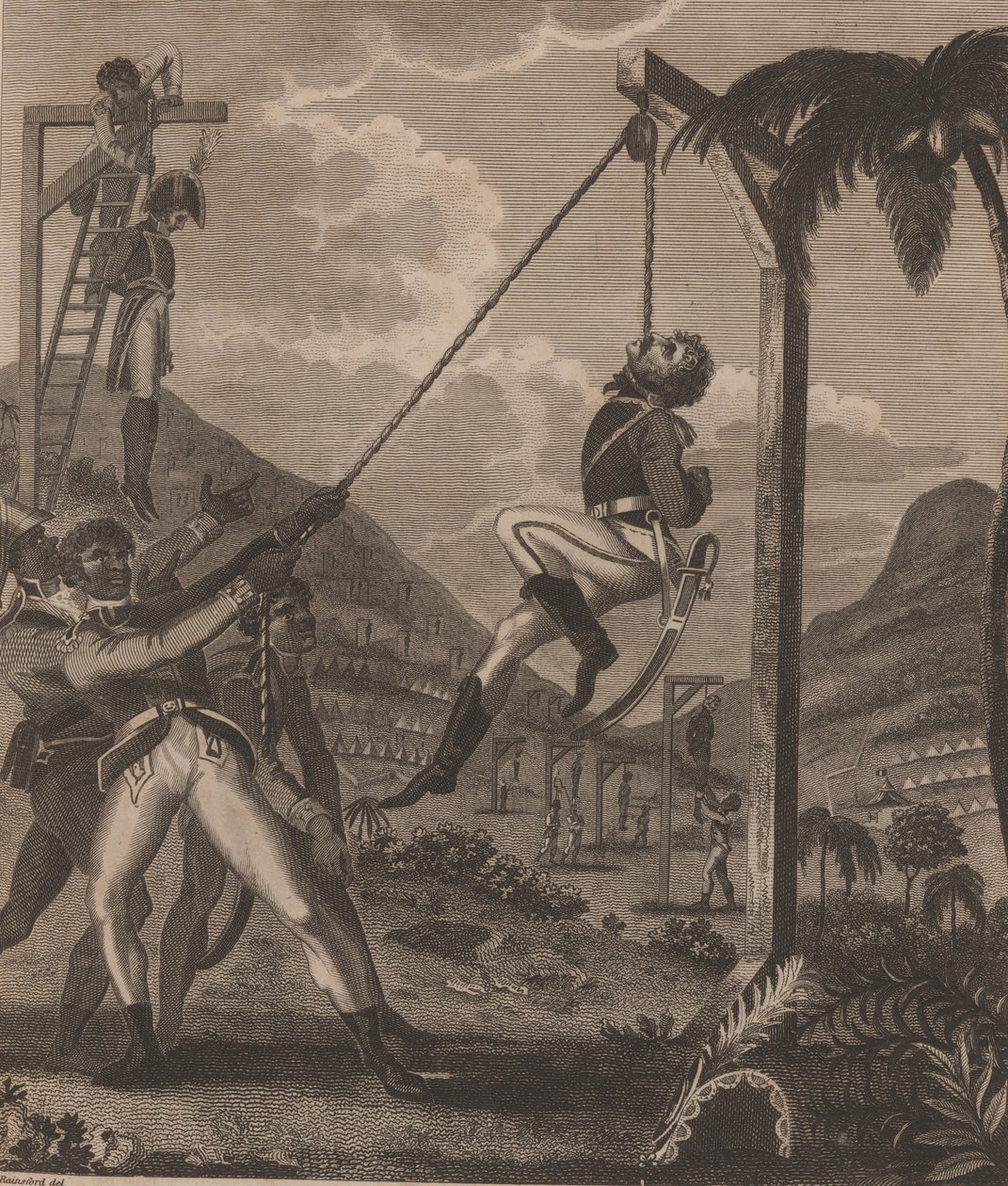 الثورة الهايتية. تمرد العبيد ليلة 21 أغسطس 1791 ، 1805. بواسطة ماركوس رينزفورد