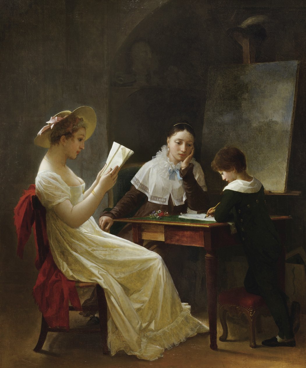 A Young Sketcher ، ca 1820 بواسطة مارجريت جيرارد