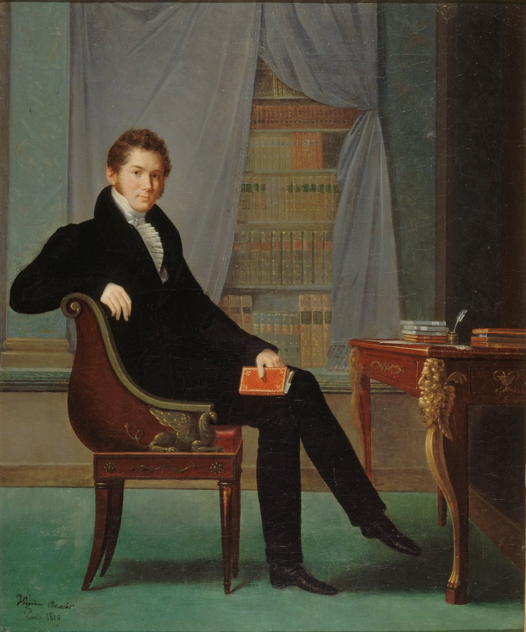 صورة جاك فرانسوا أنسيلوت 1794-1854 ، 1819. بواسطة مارغريت لويز فيرجيني أنسيلوت