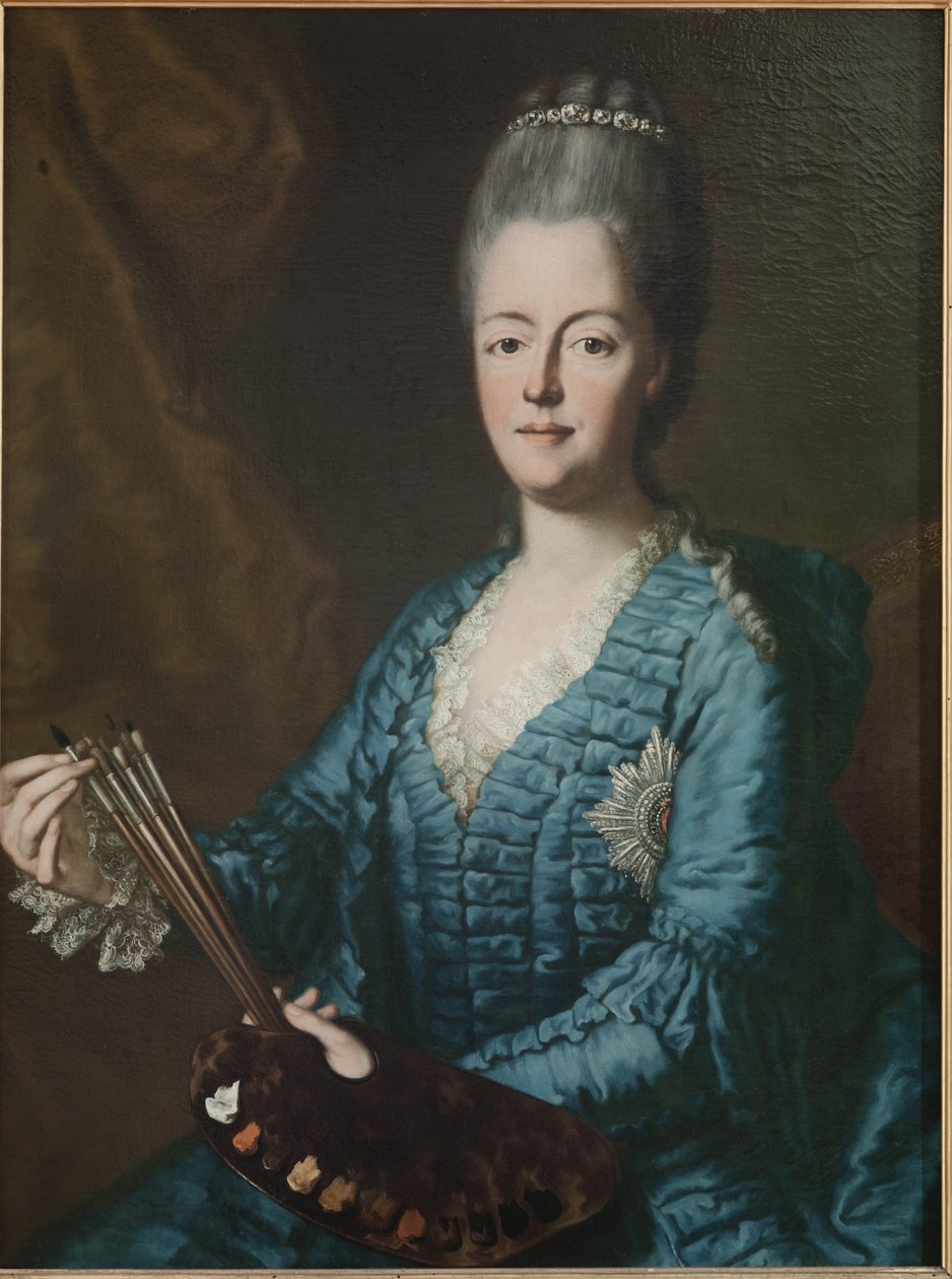 بورتريه ذاتي 1772 بواسطة ماريا أنطونيا والبورجيس سيمفوروسا