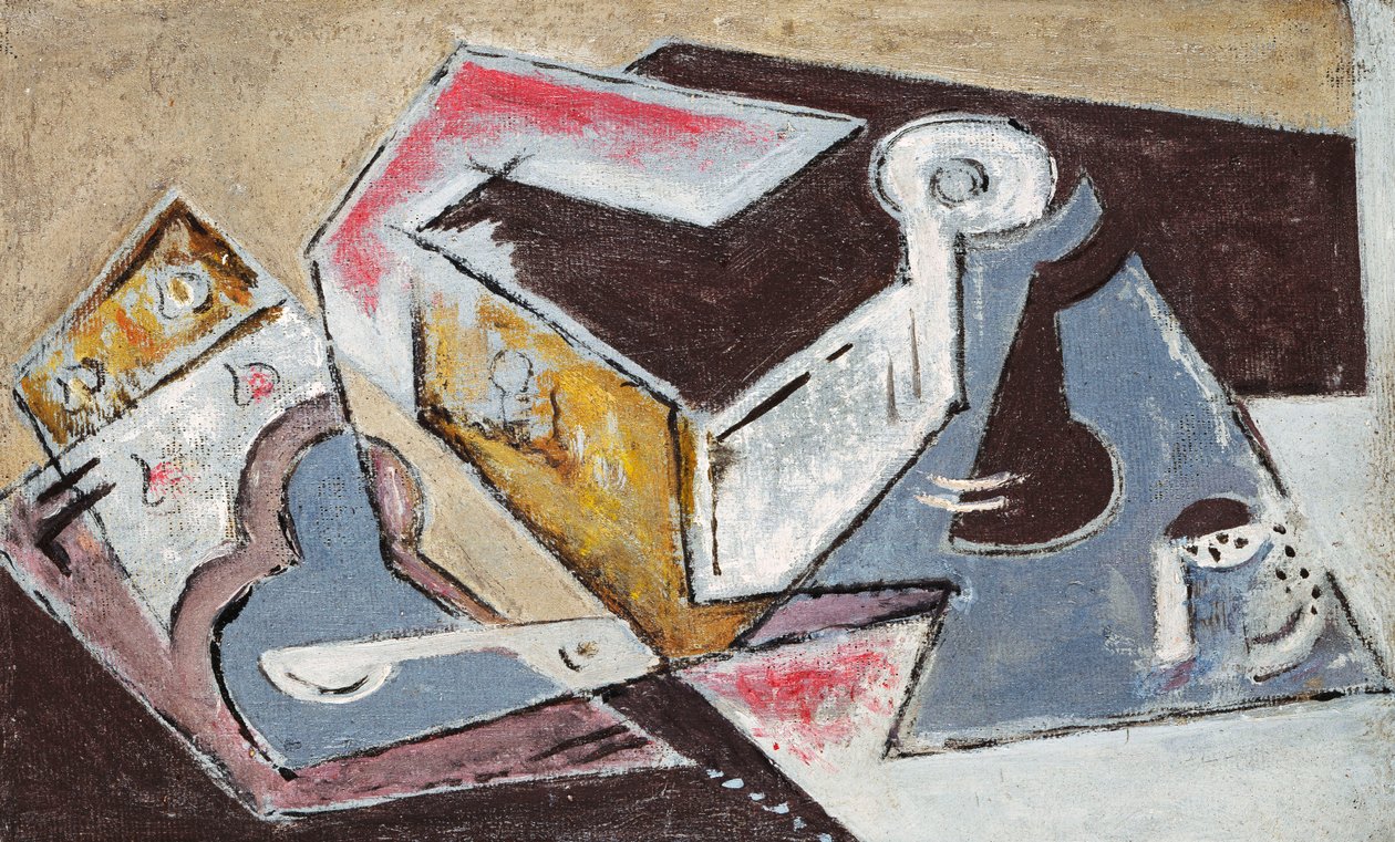 تكوين تكعيبي تكوين Cubiste ، حوالي 1918 (زيت على قماش) بواسطة ماريا بلانشارد
