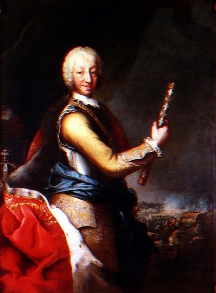 صورة لكارلو إيمانويل الثالث ملك سافوي ، ملك سردينيا (1701-73) بواسطة ماريا جيوفانا باتيستا كليمنتي