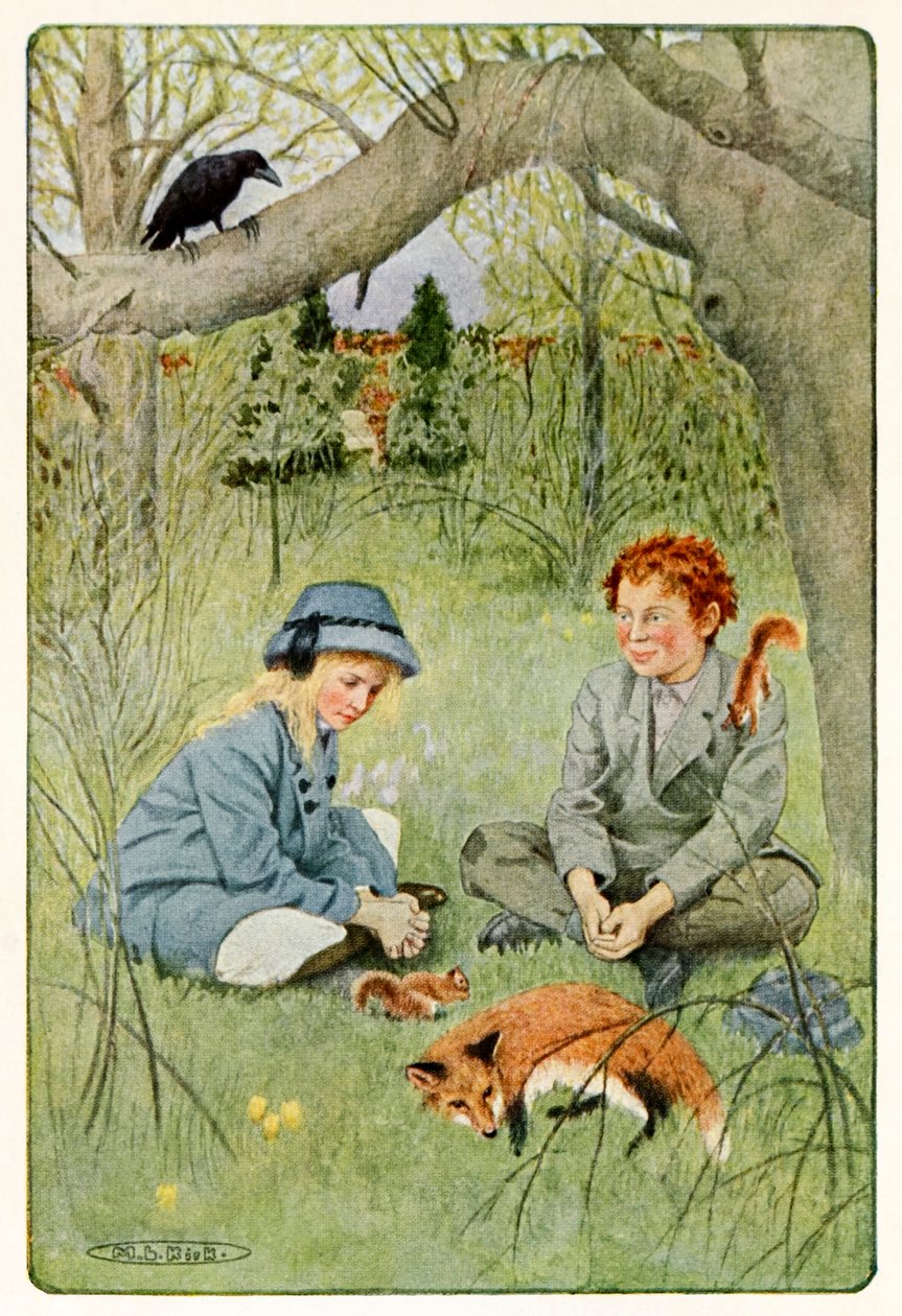 "بدا من الصعب أن تترك مثل هذه البهجة" من The Secret Garden بقلم فرانسيس هودجسون بورنيت (1849-1924) بواسطة ماريا لويز كيرك