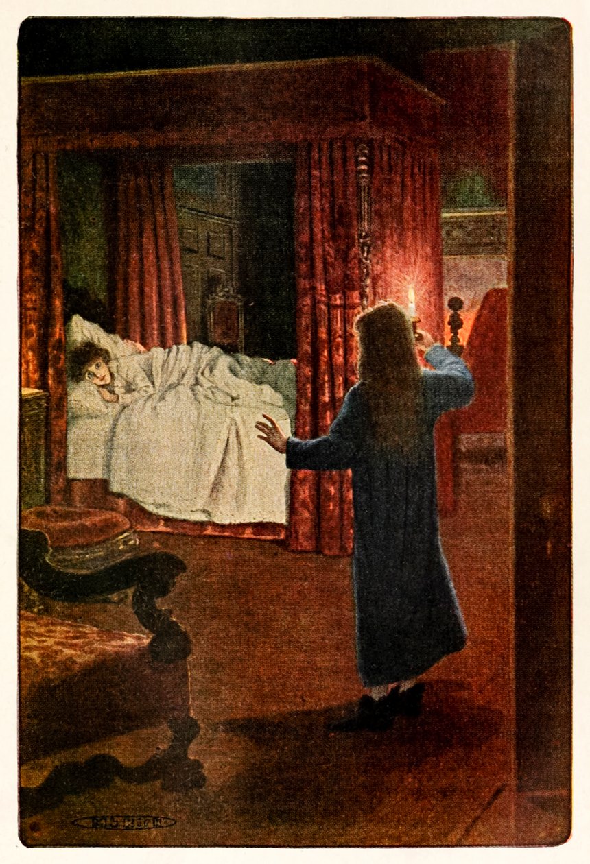 "من أنت؟ - هل أنت شبح؟" من الحديقة السرية بقلم فرانسيس هودجسون بورنيت (1849-1924) بواسطة ماريا لويز كيرك