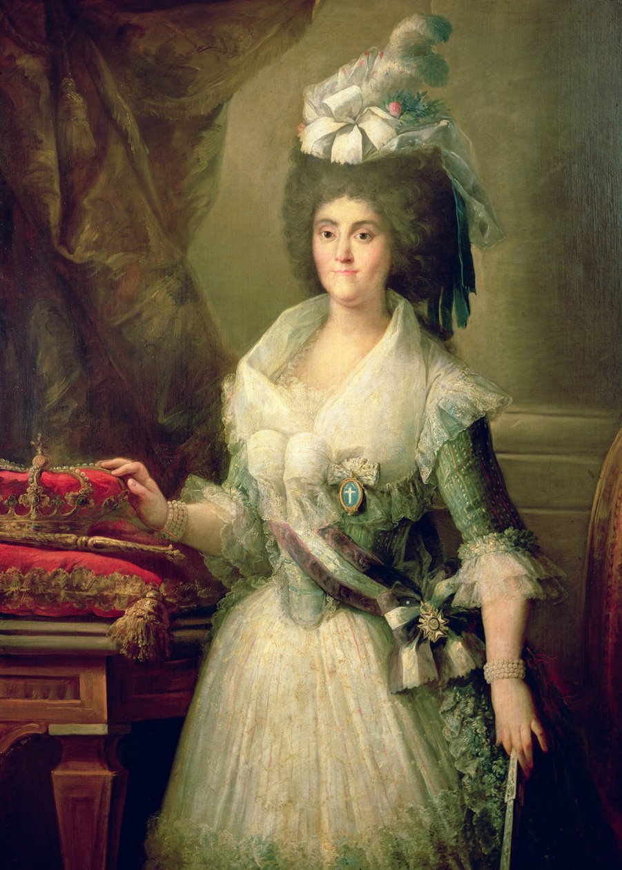 صورة الملكة ماريا لويزا (1751-1819) بواسطة ماريانو سلفادور مايلا
