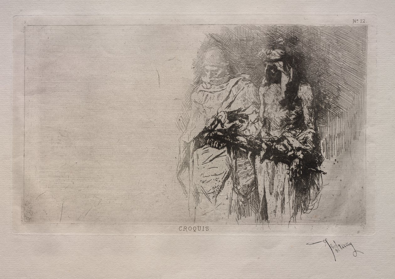 رسم. بواسطة ماريانو خوسيه ماريا برناردو فورتوني إي كاربو