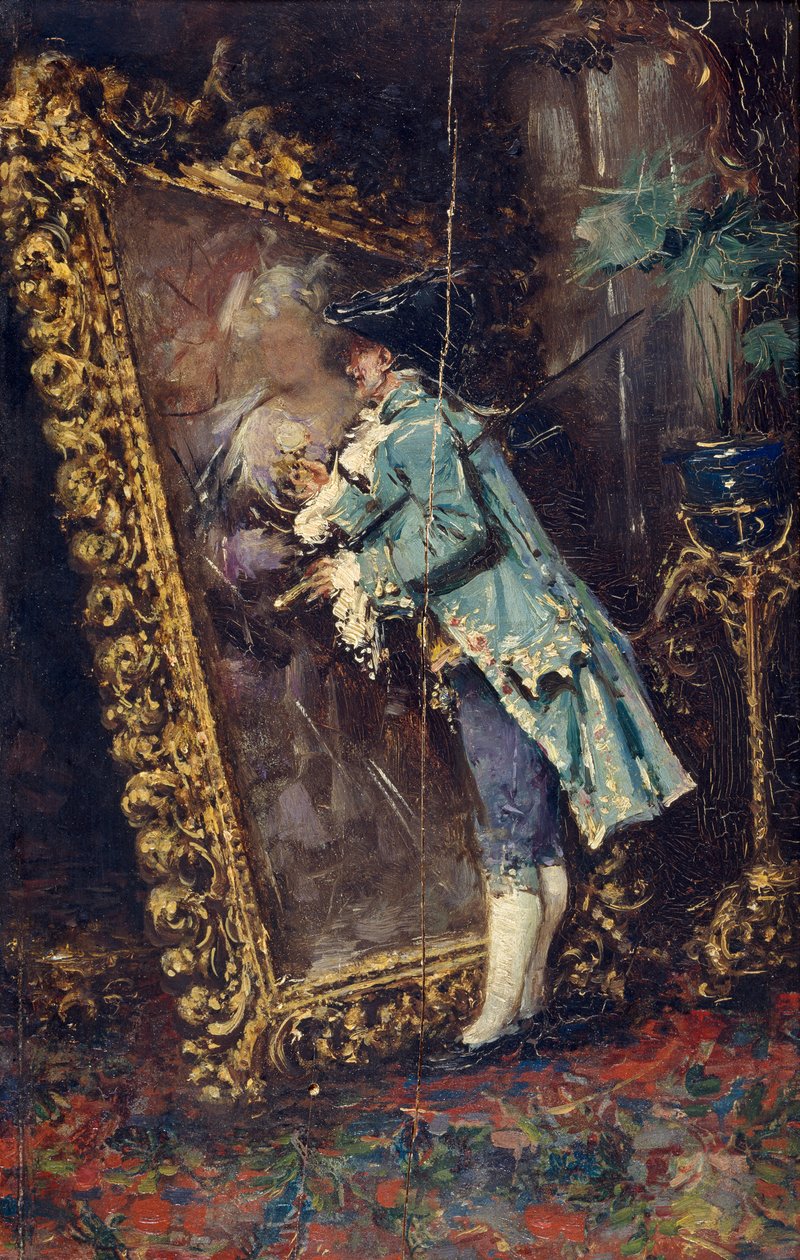 محب للفن بواسطة ماريانو خوسيه ماريا برناردو (1838 74) Fortuny y Carbó