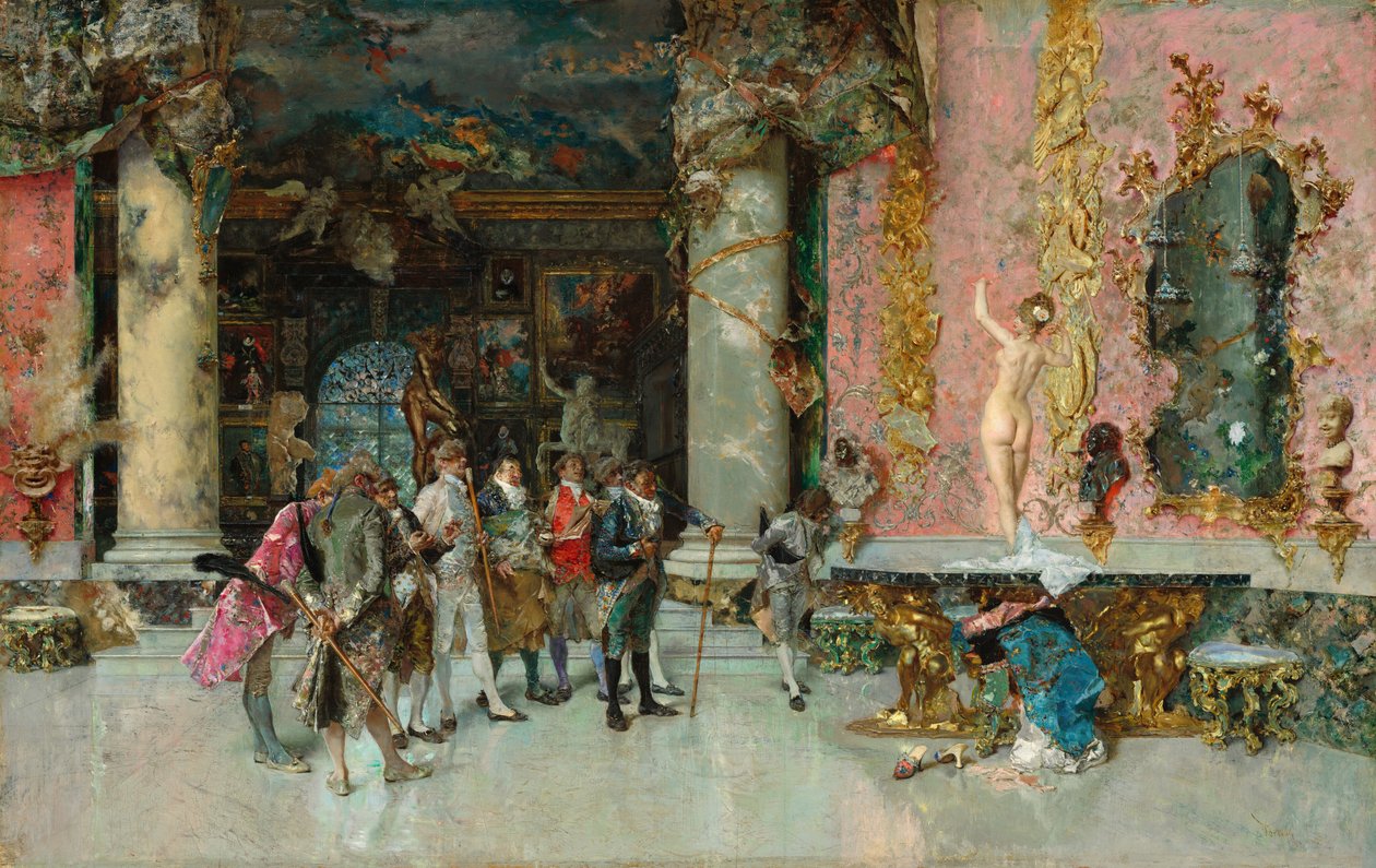 اختيار نموذج ، 1866-1874 (زيت على لوح) بواسطة ماريانو خوسيه ماريا برناردو فورتوني إي كاربو