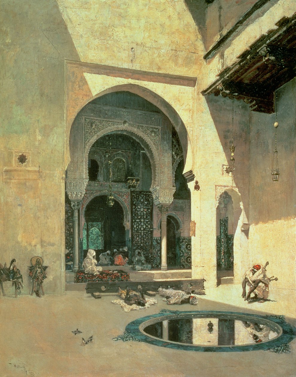 محكمة الحمراء بواسطة ماريانو خوسيه ماريا برناردو (1838 74) Fortuny y Carbó