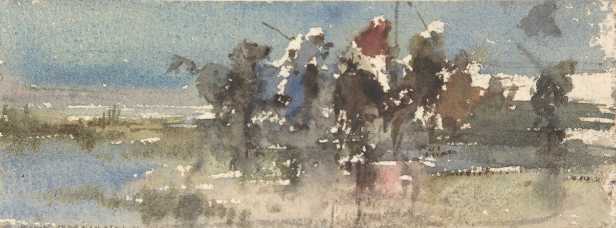 المور على ظهور الخيل ، كاليفورنيا. 1854-1874. بواسطة ماريانو خوسيه ماريا برناردو فورتوني إي كاربو