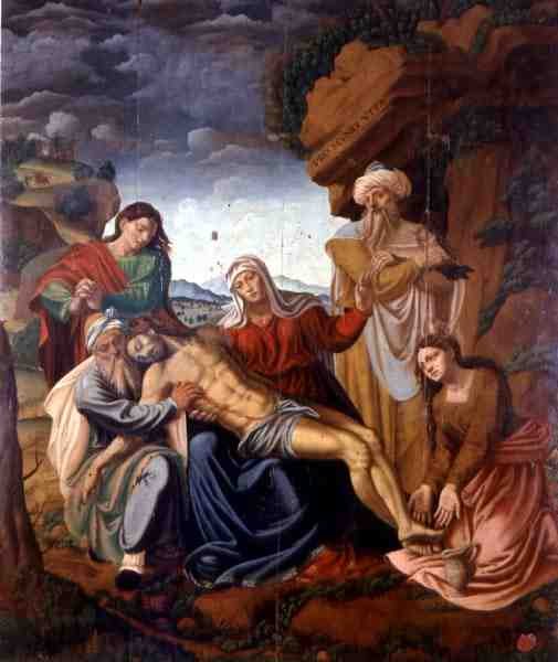 Pieta of the Converted (زيت على لوحة) بواسطة ماريانو ريشيو