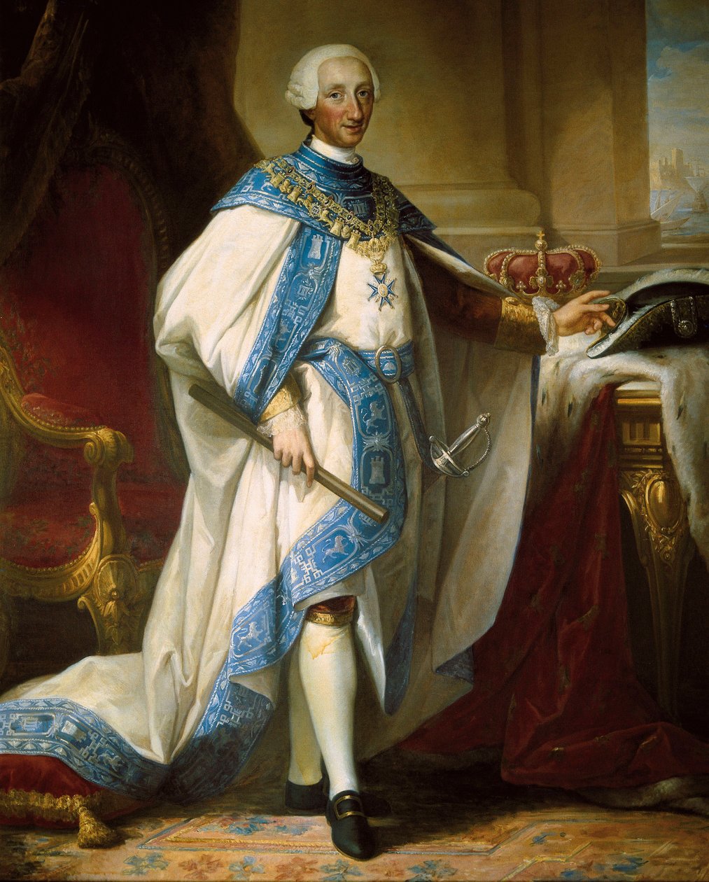 صورة لصاحب الجلالة الملك تشارلز الثالث (1716-1788) بواسطة ماريانو سلفادور دي مايلا