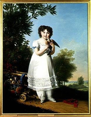 صورة لنابليون إليسا باتشيوتشي (1806-69) أميرة بيومبينو ، 1810 بواسطة ماري Guilhelmine Benoist