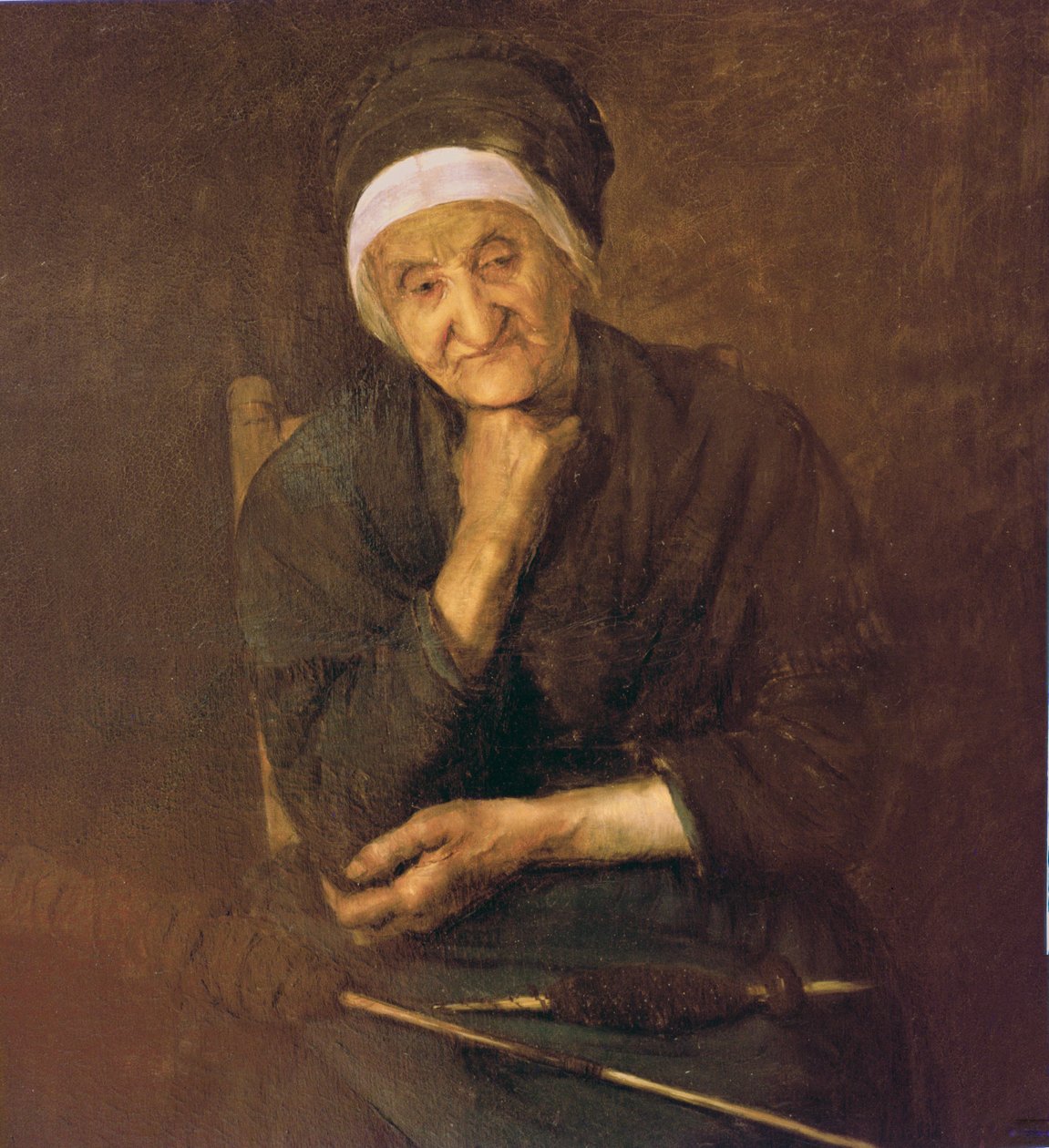 امرأة عجوز من Aulus (Ariege) (التفاصيل) بواسطة ماري بيتيت