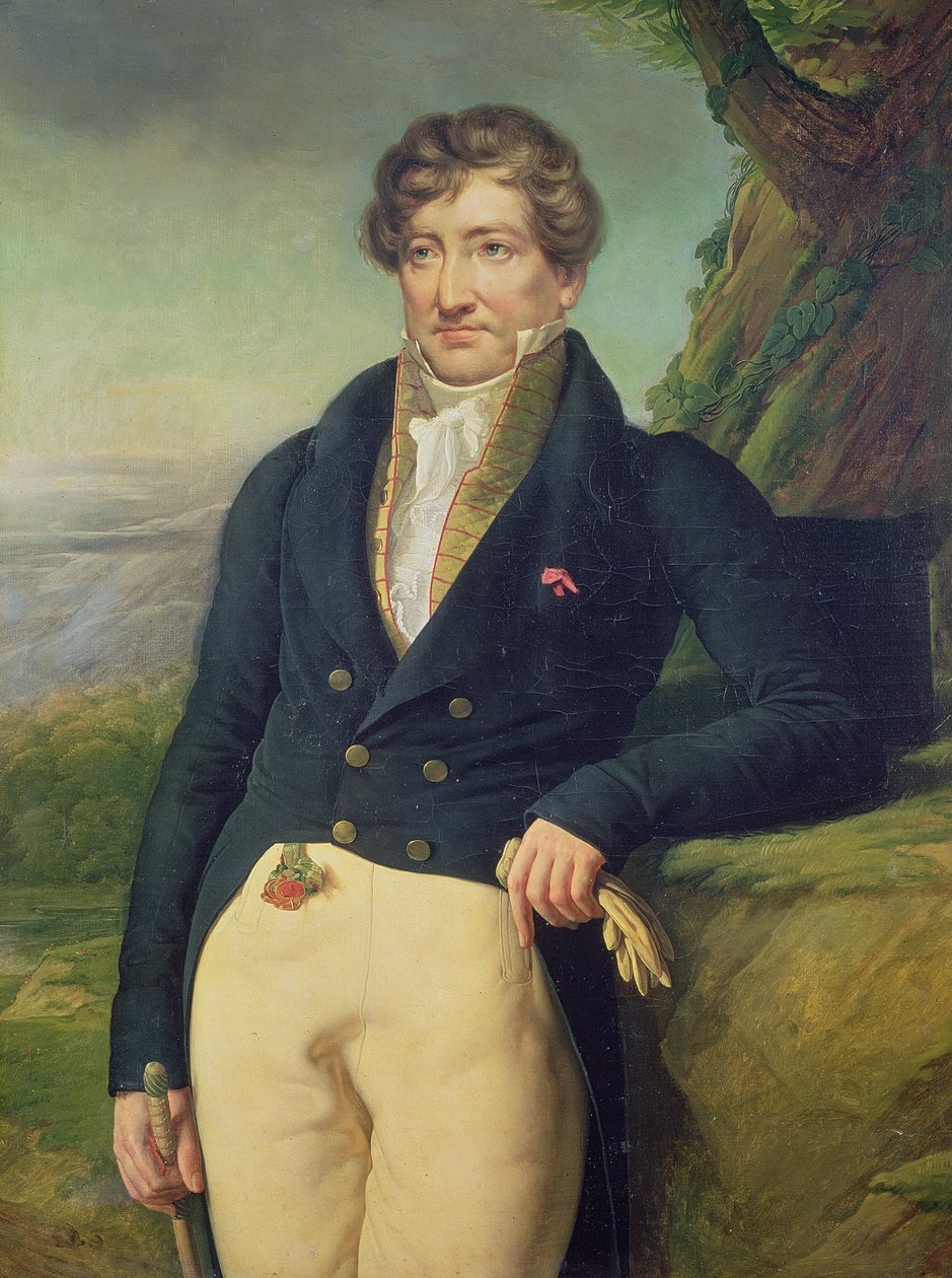 صورة عالم الحيوان وعلم الحفريات الفرنسي جورج كوفير (1769-1832) بواسطة كامو ماري نيكولاس بونس