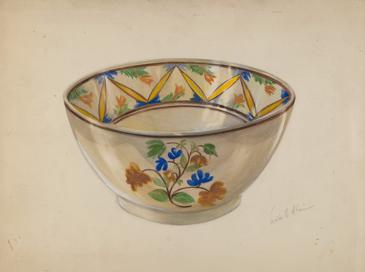 وعاء ، ج. 1936. بواسطة ماري آلان