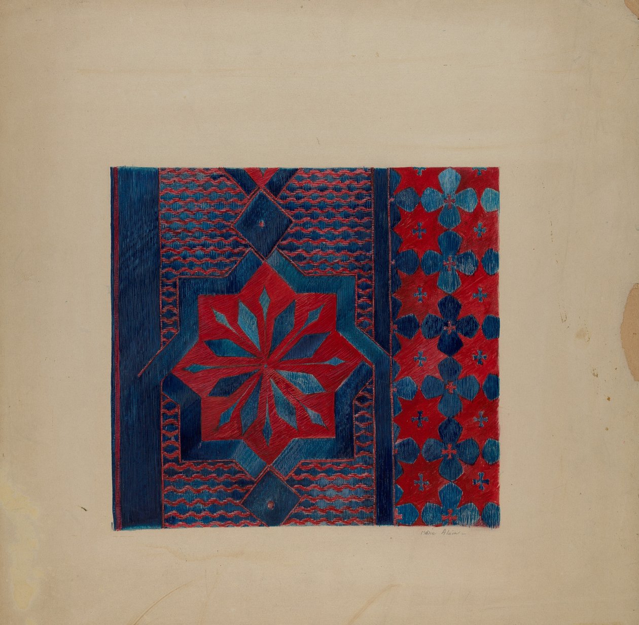 تحت القماش ، ج. 1938. بواسطة ماري آلان