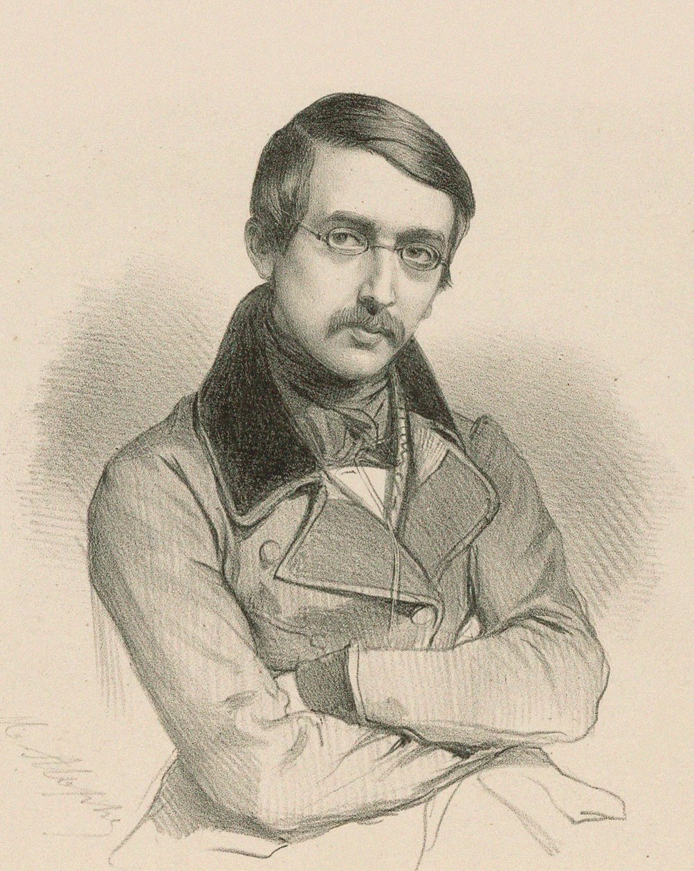 صورة للكاتب المسرحي أوغست أنيسيت بورجوا 1806-1870. بواسطة ماري الكسندر منوت ألوف