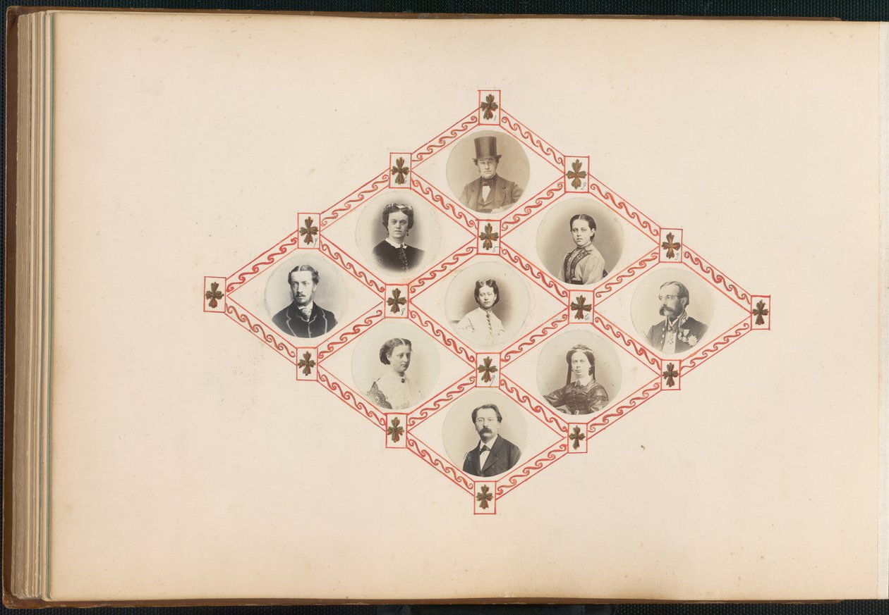 ألبوم مدام ب ، 1870. بواسطة ماري بلانش هينيل فورنييه