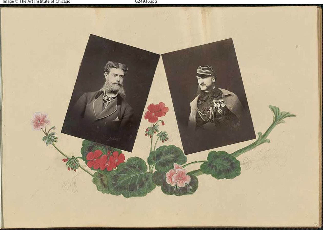 ألبوم مدام ب ، 1870. بواسطة ماري بلانش هينيل فورنييه