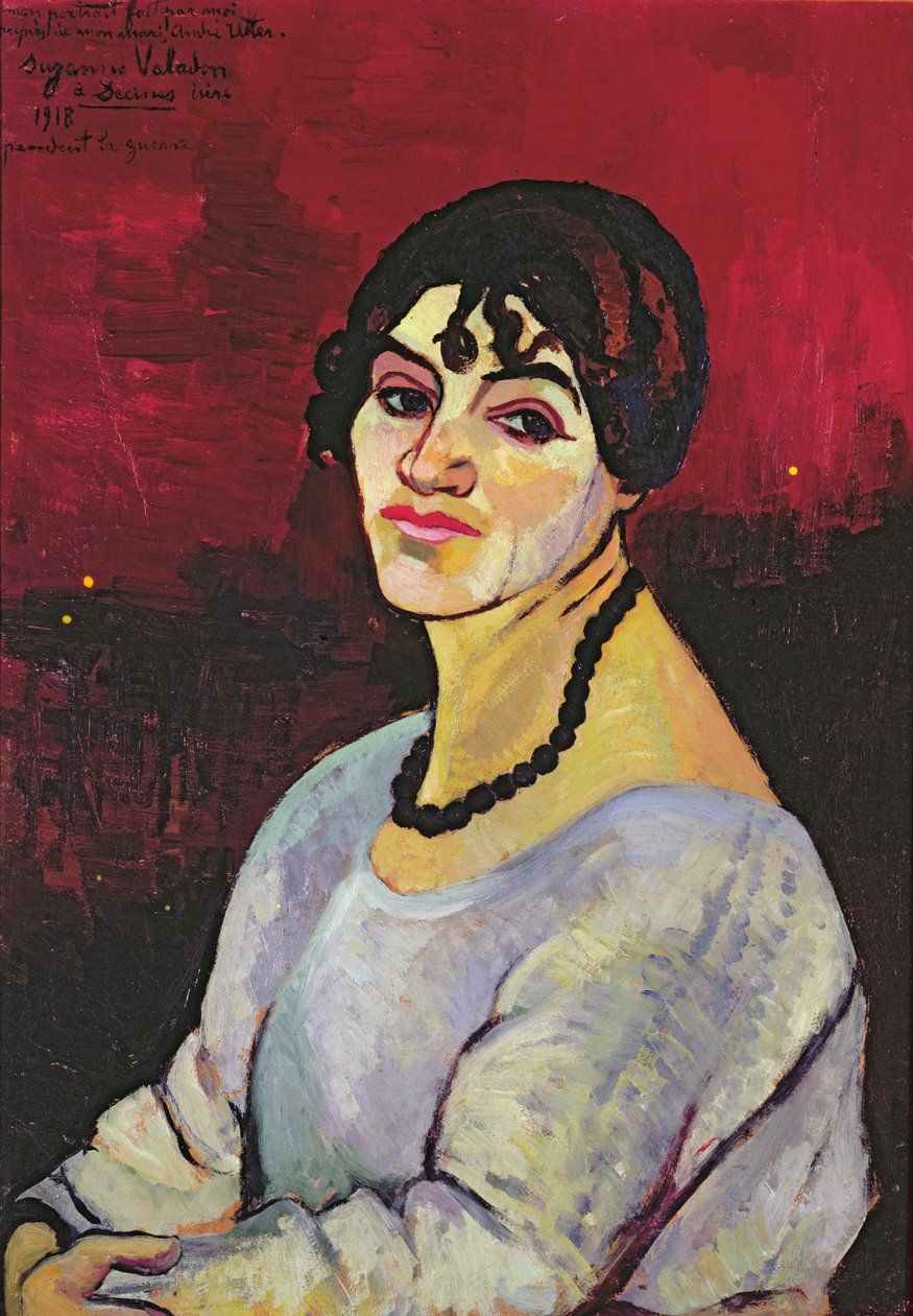 بورتريه ذاتي 1918 بواسطة ماري كليمنتين (سوزان) فالادون