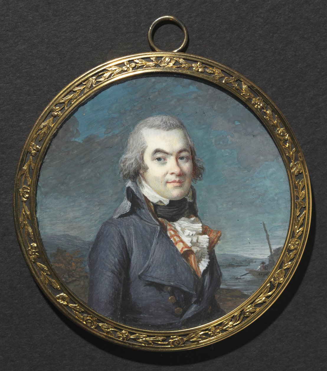 صورة لرجل في المناظر الطبيعية ، ج. 1795. بواسطة ماري جابرييل كابيت