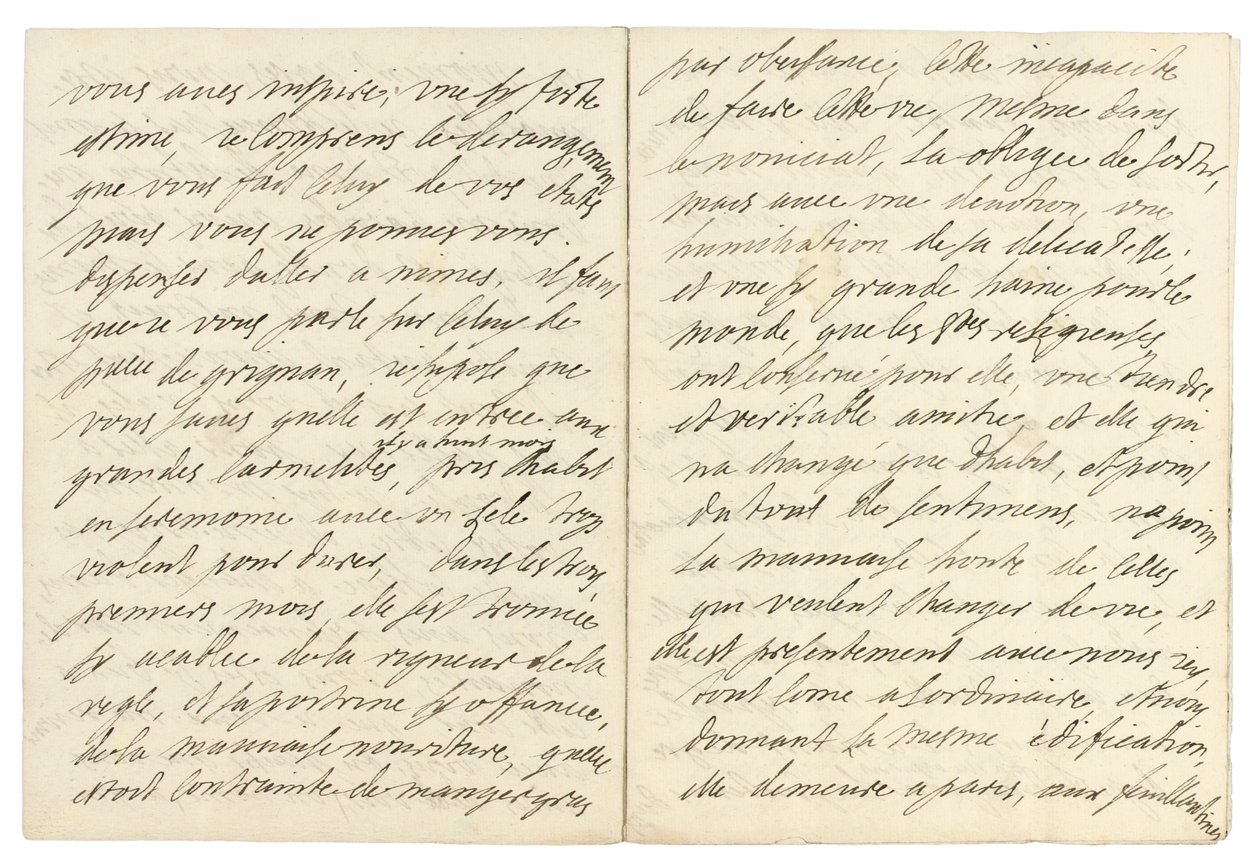 رسالة توقيع إلى فيليب مولسو ، ليفري ، 25 أكتوبر 1686 بواسطة ماري دي رابوتين شانتال سيفيني
