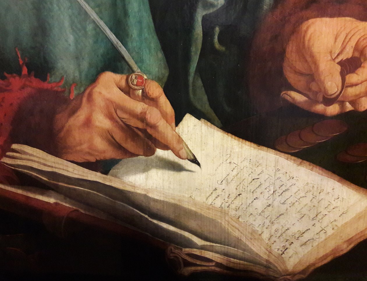 اثنين من جامعي الضرائب بواسطة Marinus van Roejmerswaelen