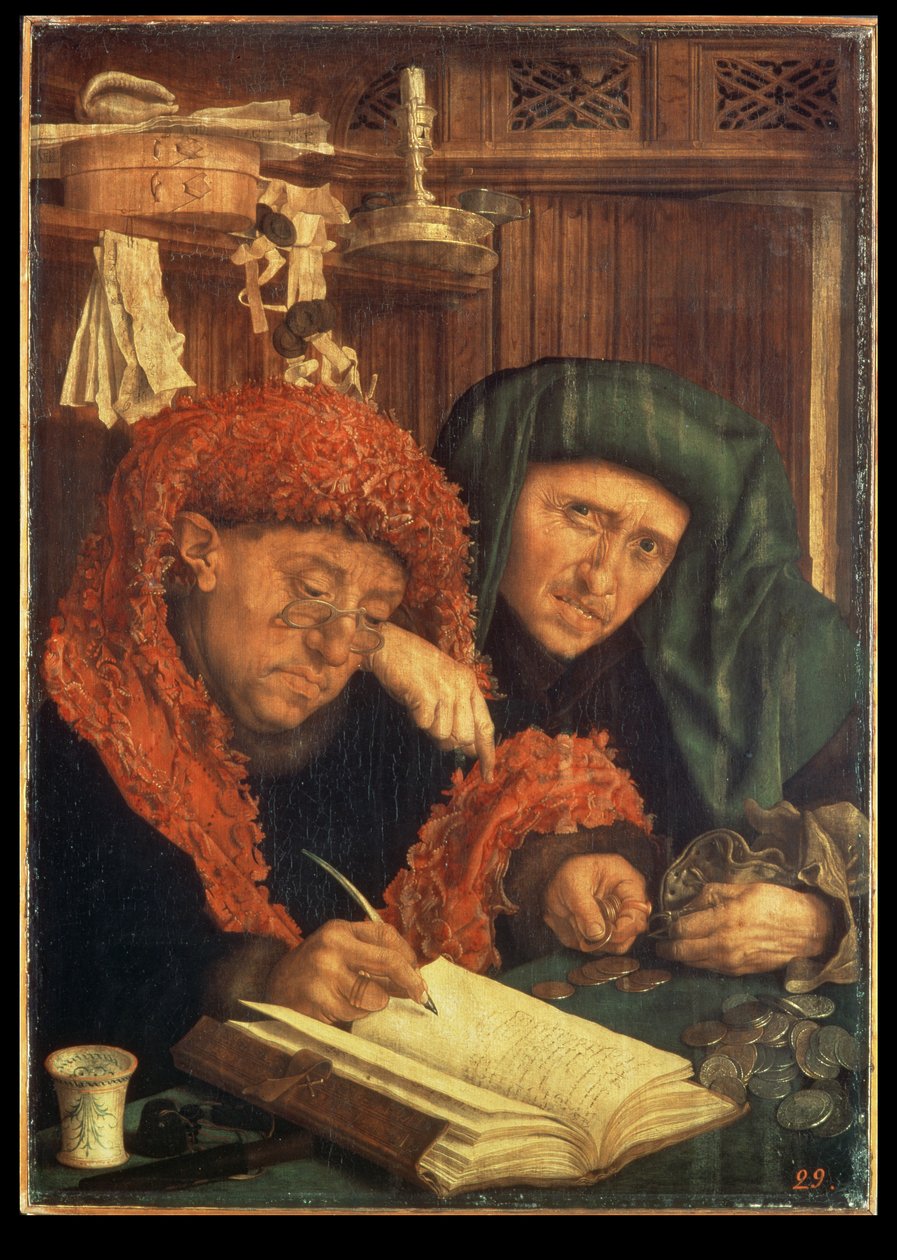 جامعي الضرائب ، 1550 (لوحة) بواسطة Marinus van Roejmerswaelen