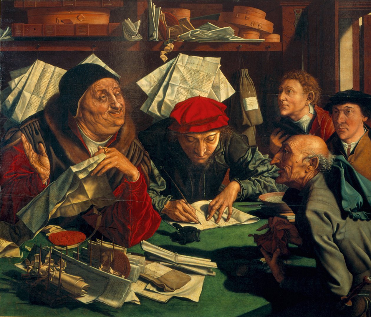 مكتب المحامين ، 1545 بواسطة Marinus van Roejmerswaelen