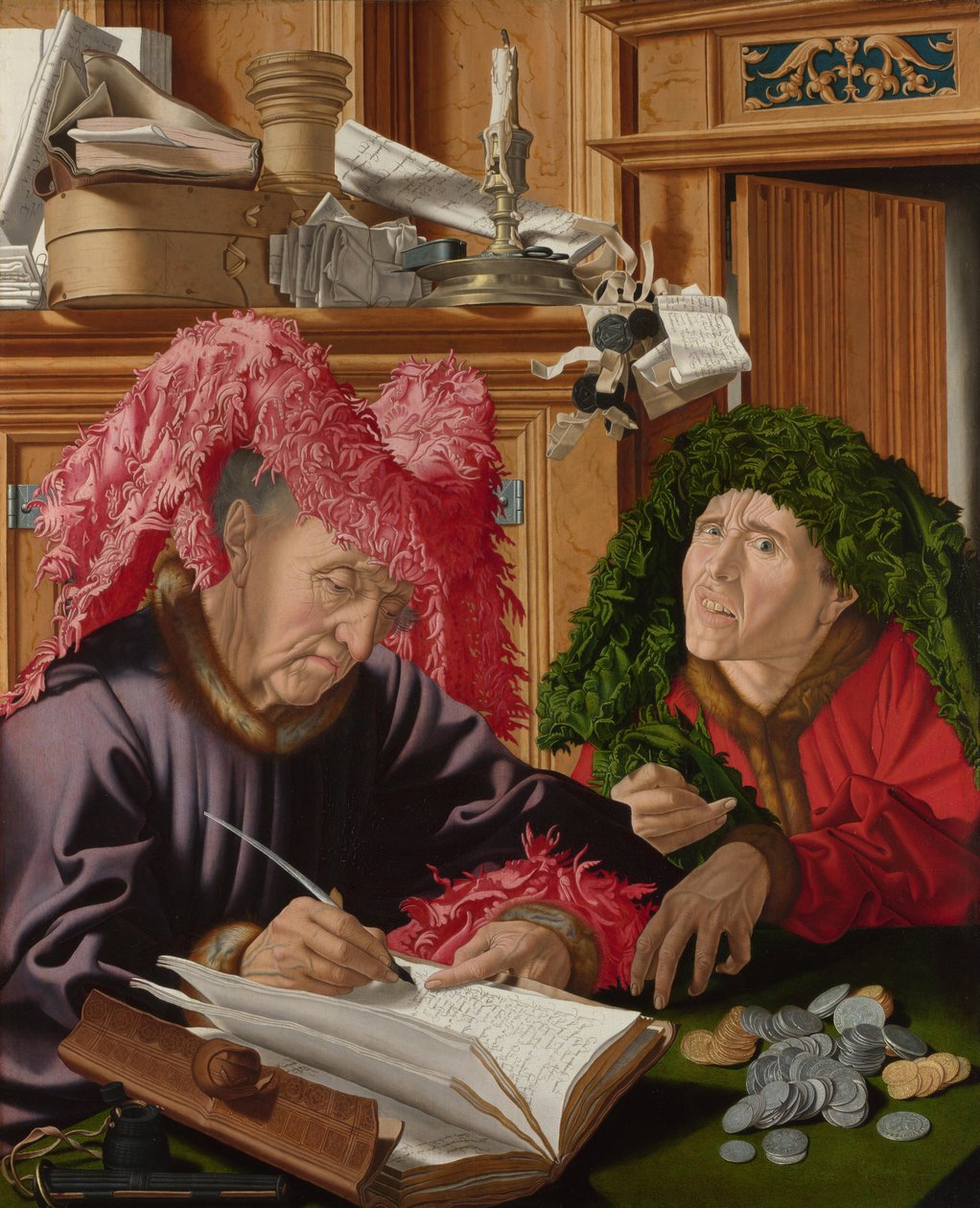 اثنين من جامعي الضرائب ، 1540 ج بواسطة Marinus van Roejmerswaelen
