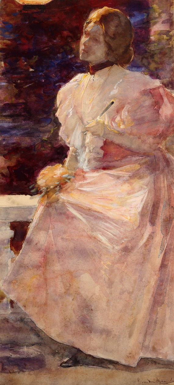 لعب (ألوان مائية) بواسطة Marinus van der Maarel