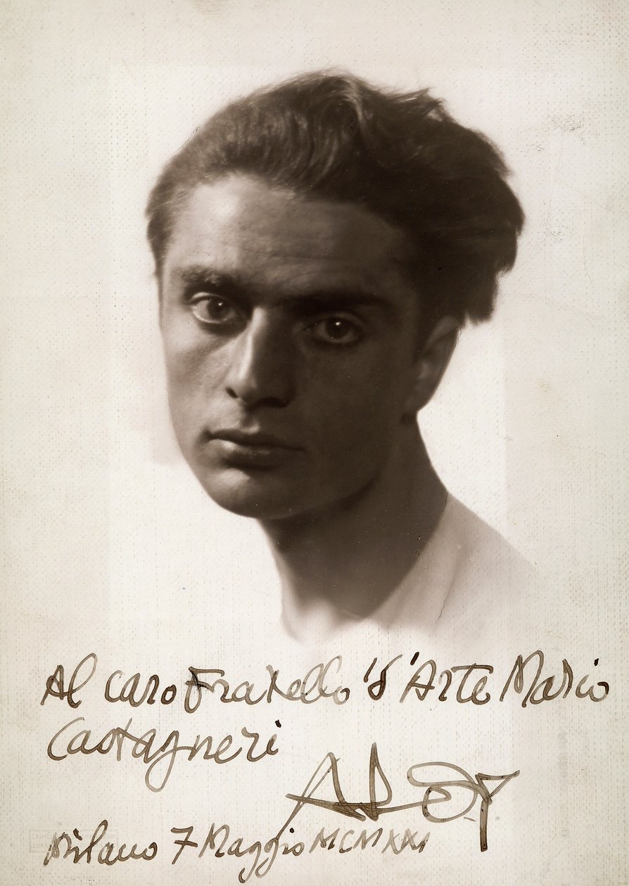 صورة للرسام روبرتو ألوي ، 07/06/1921 (b / w photo) بواسطة ماريو كاستاجنيري
