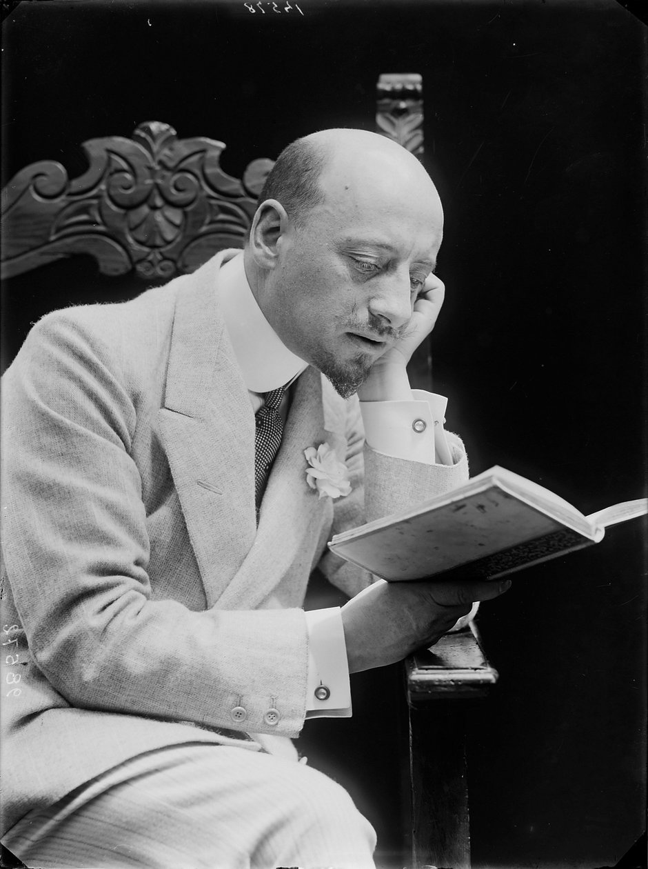غابرييل دانونزيو ، بقلم نونيس فايس ، ماريو (1856-1932). تصوير الجيلاتين الفضي بواسطة ماريو نونيس فايس