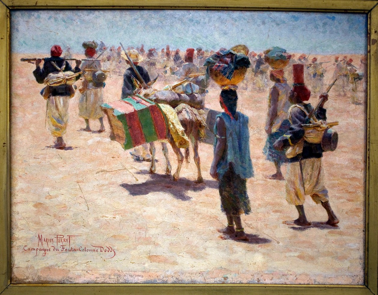 السنغال Riflemen ، c.1890 بواسطة ماريوس بيريت