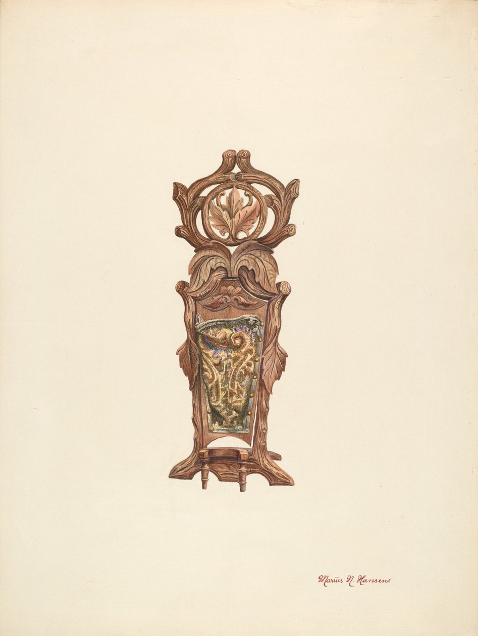 Bootjack & Slipper-Holder ج .1940. بواسطة ماريوس هانسن