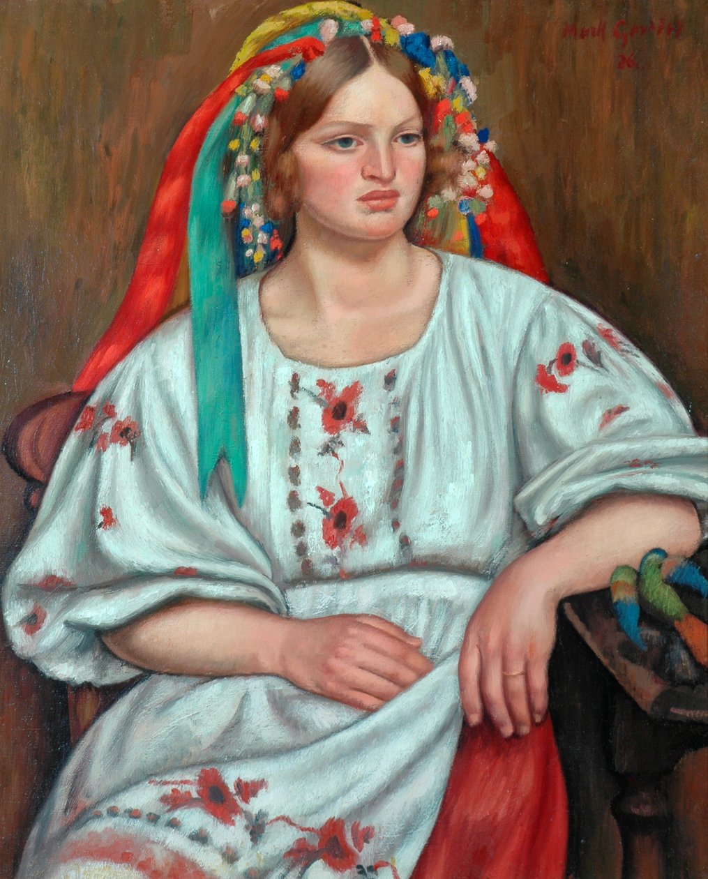 فتاة الفلاحين الروسية ، 1926 بواسطة مارك جيرتلر