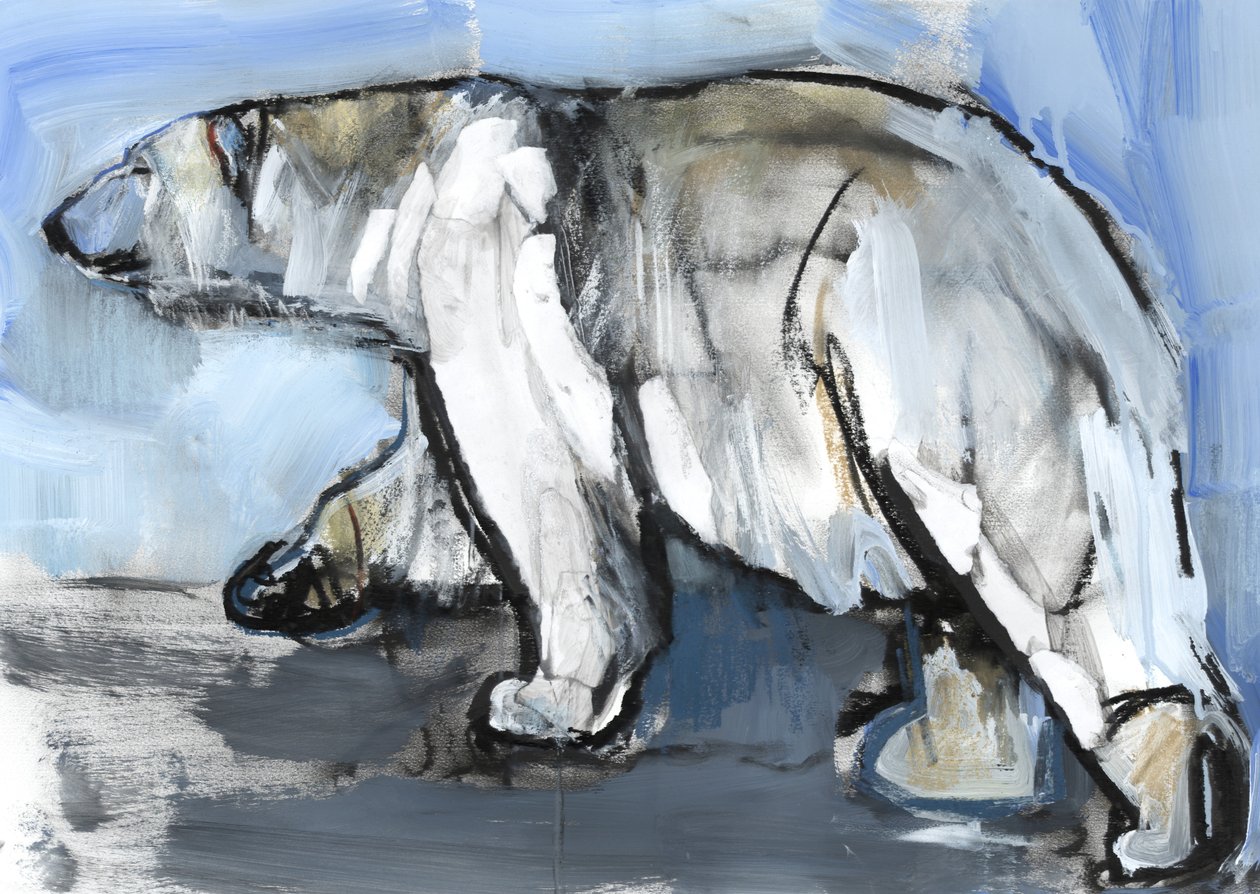 Polar، 2013، (وسائط مختلطة وملصقة على ورق) بواسطة مارك ادلينجتون